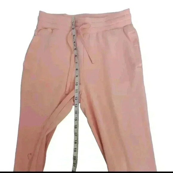Fabletics Womens Luxe Terry Jogger Soft Lounge Sweatpants In Pink Dust S - Picture 10 of 13